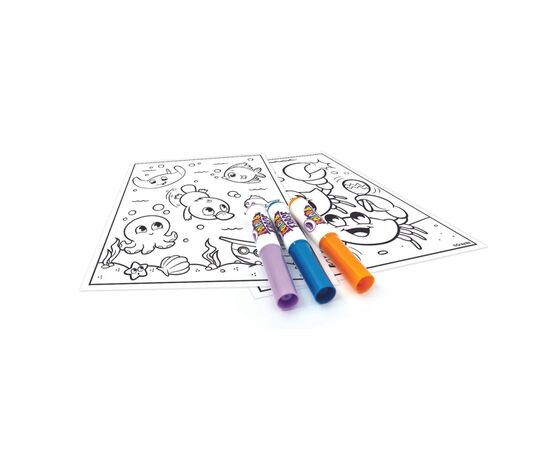 Набор для творчества Crayola Mini Kids Раскраска многоразовая Море (81-1499-1), изображение 3 Набор для творчества Crayola Mini Kids Раскраска многоразовая Море (81-1499-1), изображение 3