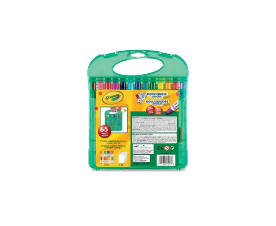 Набор для творчества Crayola Портативный для рисования в кейсе с мини-фломастерами (04-5227), изображение 5 Набор для творчества Crayola Портативный для рисования в кейсе с мини-фломастерами (04-5227), изображение 5