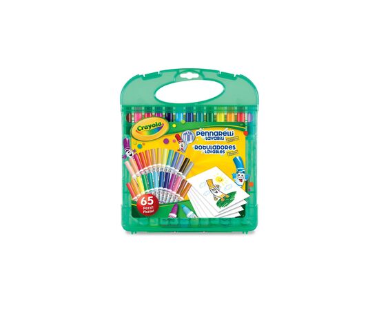 Набір для творчості Crayola Портативний для малювання в кейсі з міні-фломастерами (04-5227)
