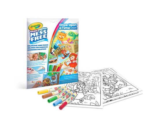 Набор для творчества Crayola Раскраска Color Wonder Любимые сказки 18 страниц (75-2816), изображение 2 Набор для творчества Crayola Раскраска Color Wonder Любимые сказки 18 страниц (75-2816), изображение 2