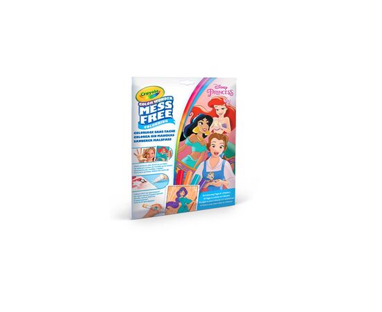 Набір для творчості Crayola Розмальовка Color Wonder Disney Princess, 18 сторінок (75-2813)
