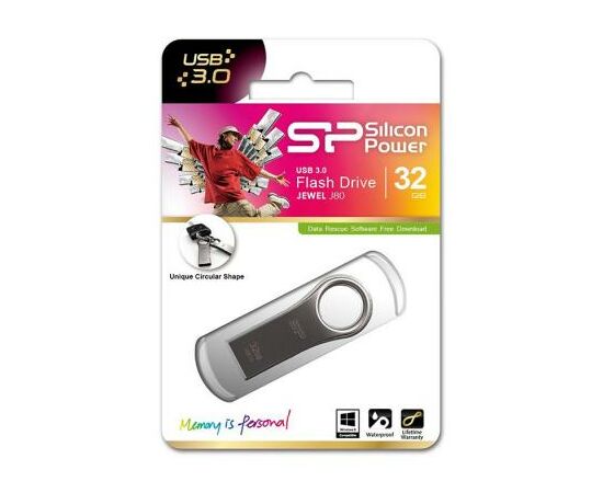 USB флеш накопитель Silicon Power 32GB JEWEL J80 USB 3.0 (SP032GBUF3J80V1T), изображение 5 USB флеш накопитель Silicon Power 32GB JEWEL J80 USB 3.0 (SP032GBUF3J80V1T), изображение 5