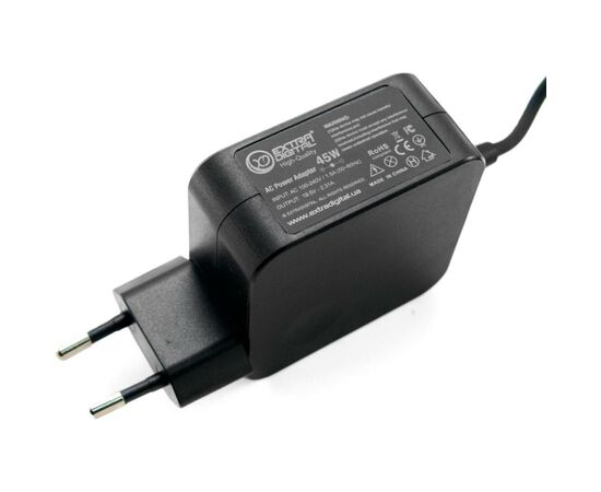 Блок живлення до ноутбуку Extradigital HP 19.5V, 2.31A, 45W (4.5x3.0) High Quality (PSH3886), зображення 2 Блок живлення до ноутбуку Extradigital HP 19.5V, 2.31A, 45W (4.5x3.0) High Quality (PSH3886), зображення 2