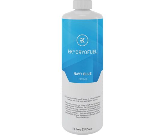 Охолоджуюча рідина Ekwb EK-CryoFuel Navy Blue (Premix 1000mL) (3831109813270)
