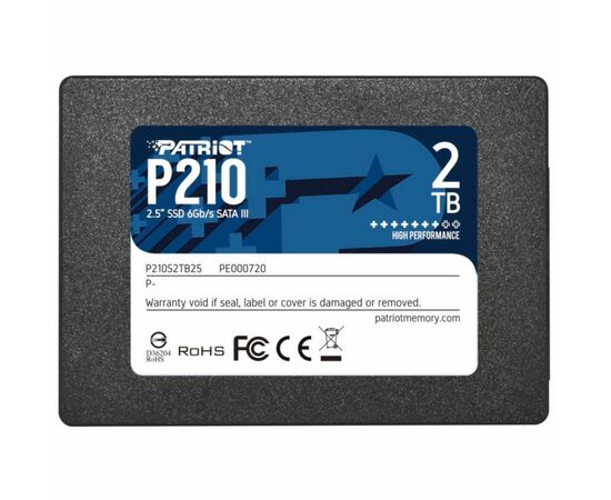 Накопичувач SSD 2.5" 2TB Patriot (P210S2TB25)