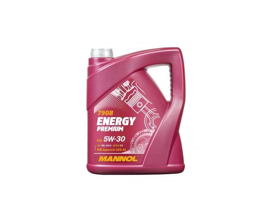 Моторное масло Mannol ENERGY PREMIUM (4L+1L Free) 5W-30 (MN7908-4+1)