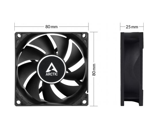 Кулер для корпуса Arctic F8 TC (ACFAN00208A), изображение 6 Кулер для корпуса Arctic F8 TC (ACFAN00208A), изображение 6
