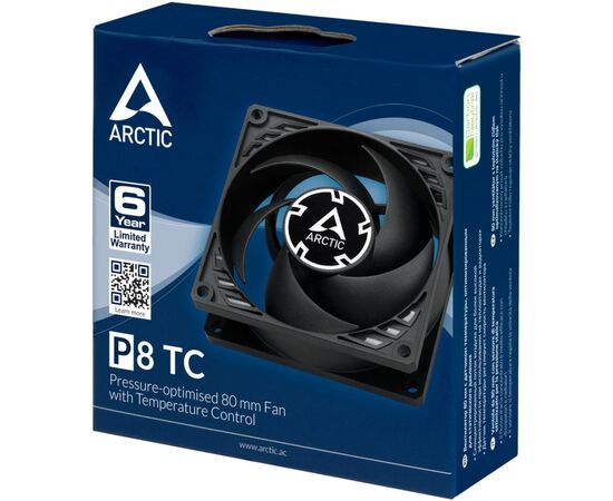 Кулер для корпуса Arctic P8 TC (ACFAN00140A), изображение 2 Кулер для корпуса Arctic P8 TC (ACFAN00140A), изображение 2