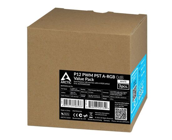 Кулер для корпуса Arctic P12 PWM PST A-RGB (ACFAN00258A), изображение 4