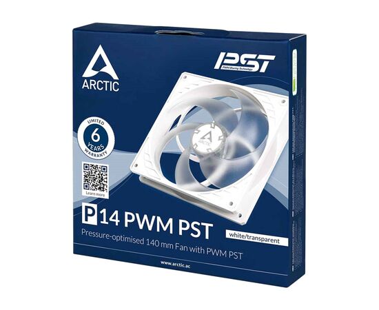 Кулер для корпуса Arctic P14 PWM PST (ACFAN00221A), изображение 4 Кулер для корпуса Arctic P14 PWM PST (ACFAN00221A), изображение 4