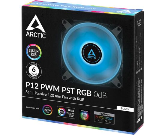 Кулер для корпуса Arctic P12 PWM PST RGB (ACFAN00186A), изображение 4
