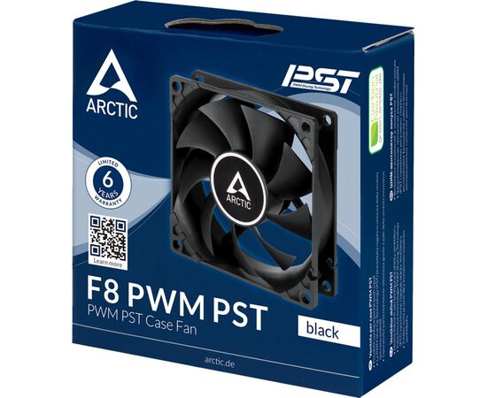 Кулер для корпуса Arctic F8 PWM PST (ACFAN00204A), изображение 4