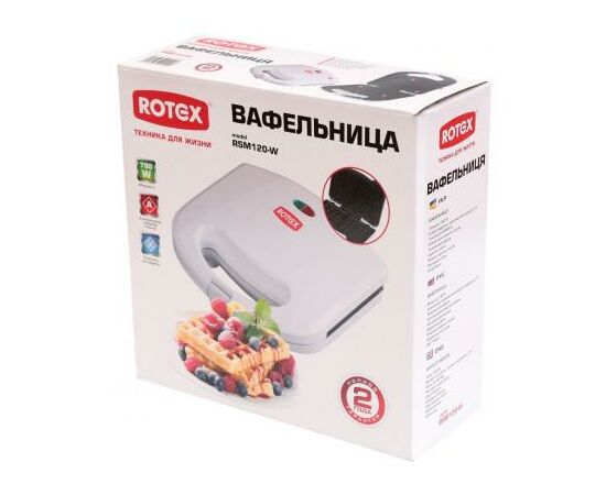 Вафельница Rotex RSM120-W, изображение 4 Вафельница Rotex RSM120-W, изображение 4