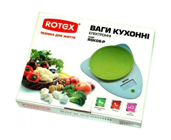 Весы кухонные Rotex RSK06-P, изображение 2 Весы кухонные Rotex RSK06-P, изображение 2