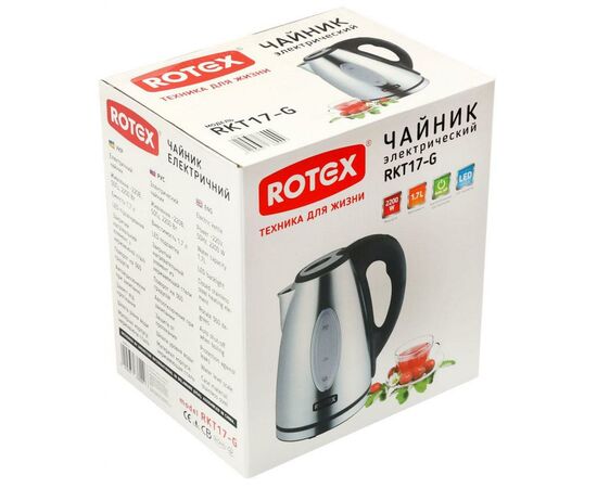 Электрочайник Rotex RKT17-G, изображение 3 Электрочайник Rotex RKT17-G, изображение 3