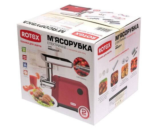 Мясорубка Rotex RMG201-T, изображение 9 Мясорубка Rotex RMG201-T, изображение 9