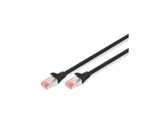 Патч-корд 5м, CAT 6 S-FTP, AWG 27/7, LSZH, black Digitus (DK-1644-050/BL)