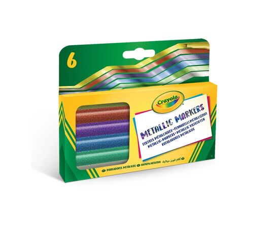 Фломастеры Crayola Metallic, 6 шт (58-8828)