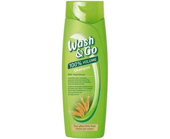 Шампунь Wash&Go з екстрактом дріжджів для тонкого волосся 400 мл (8008970042282)