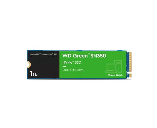 Накопитель SSD M.2 2280 1TB SN350 WD (WDS100T3G0C), изображение 2 Накопитель SSD M.2 2280 1TB SN350 WD (WDS100T3G0C), изображение 2