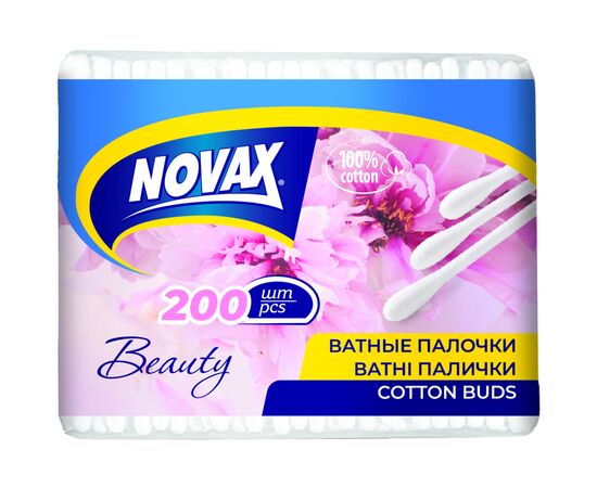 Ватные палочки Novax 200 шт. (4751023298849)