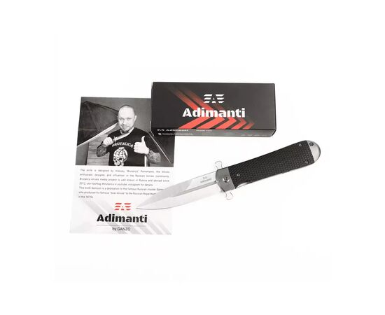 Нож Adimanti Samson by Ganzo (Brutalica design) Black (Samson-BK), изображение 7