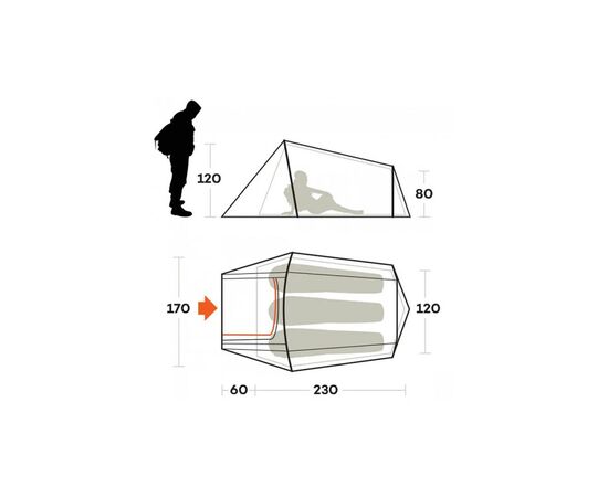 Палатка Ferrino Sling 3 Green (929604), изображение 7