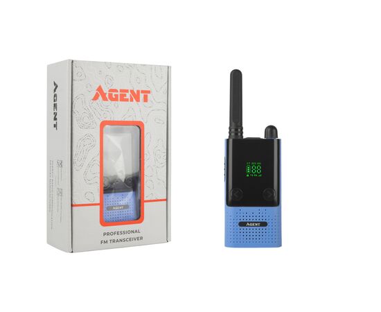 Портативная рация Agent AR-T9 Blue, изображение 9 Портативная рация Agent AR-T9 Blue, изображение 9
