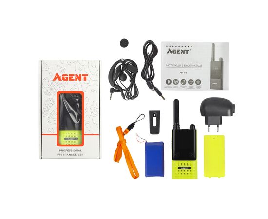 Портативная рация Agent AR-T9 Lime, изображение 8 Портативная рация Agent AR-T9 Lime, изображение 8
