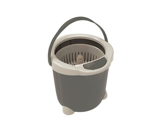 Комплект для уборки Planet Household Spin Mop Joker серый 15 л (6844), изображение 2 Комплект для уборки Planet Household Spin Mop Joker серый 15 л (6844), изображение 2
