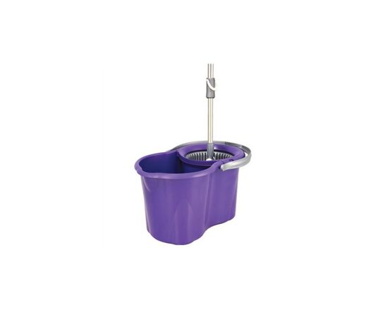 Комплект для уборки Planet Household Spin Mop Midi фиолетовый 16 л (12019), изображение 3 Комплект для уборки Planet Household Spin Mop Midi фиолетовый 16 л (12019), изображение 3
