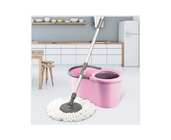 Комплект для уборки Planet Household Spin Mop Midi фиолетовый 16 л (12019), изображение 4 Комплект для уборки Planet Household Spin Mop Midi фиолетовый 16 л (12019), изображение 4