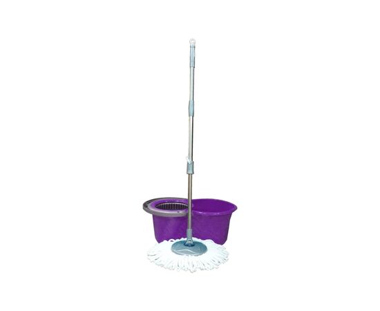Комплект для прибирання Planet Household Spin Mop Mini пурпурний 14 л (6842)