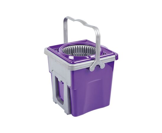 Комплект для уборки Planet Household Spin Mop Telescopic пурпурный 9 л (6847), изображение 2 Комплект для уборки Planet Household Spin Mop Telescopic пурпурный 9 л (6847), изображение 2