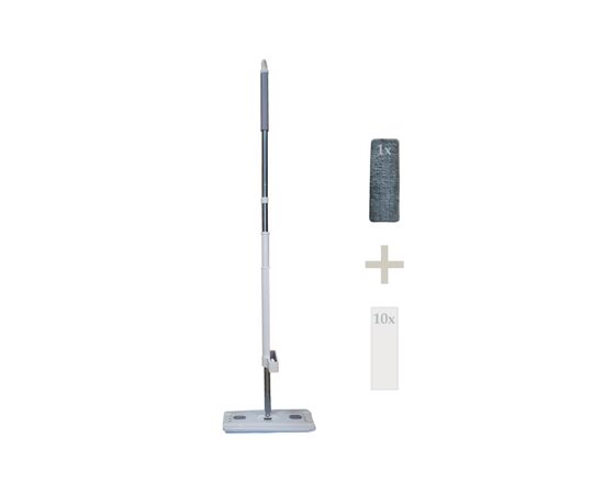 Комплект для прибирання Planet Household Tablet Mop Handy швабра +1 насадка +10 одноразових серветок (6853)