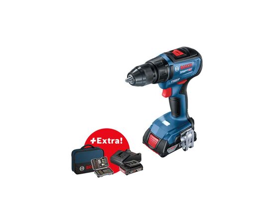 Шуруповерт Bosch GSR 18 V-50, 2*2 Ач, ЗУ, кейс (0.601.9H5.004), изображение 3 Шуруповерт Bosch GSR 18 V-50, 2*2 Ач, ЗУ, кейс (0.601.9H5.004), изображение 3