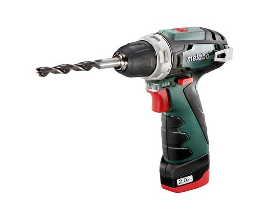 Шуруповерт Metabo PowerMaxxBS, 10.8 В, 2х2.0Аг, кейс (600080500)