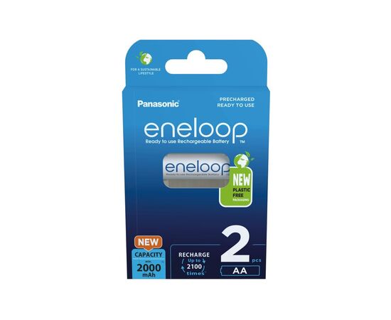 Аккумулятор Panasonic Eneloop AA 2000mAh NI-MH * 2 (BK-3MCDE/2BE)