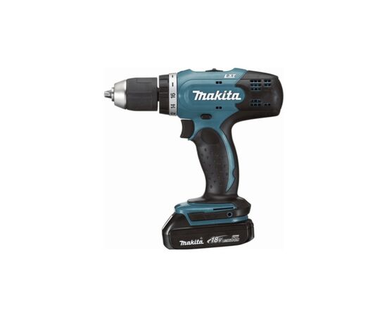 Шуруповерт Makita DDF453SYE, 18В, 1.5Ah х 2шт, кейс (DDF453SYE), изображение 3 Шуруповерт Makita DDF453SYE, 18В, 1.5Ah х 2шт, кейс (DDF453SYE), изображение 3