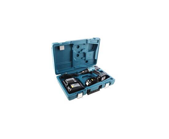 Шуруповерт Makita DDF453SYE, 18В, 1.5Ah х 2шт, кейс (DDF453SYE), изображение 5 Шуруповерт Makita DDF453SYE, 18В, 1.5Ah х 2шт, кейс (DDF453SYE), изображение 5