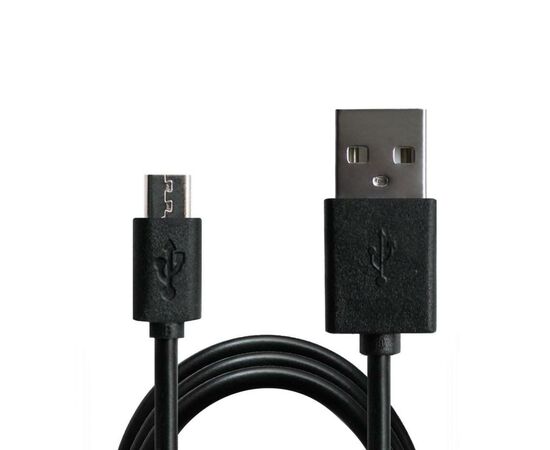 Дата кабель USB 2.0 AM to Micro 5P 1.0m Black Grand-X (PM01S), изображение 2