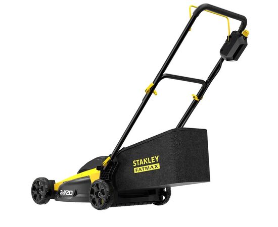 Газонокосилка Stanley FatMax аккумуляторная 20 В, 2 Ач, 51 см, 2 АКБ и ЗУ (SFMCMW2651M), изображение 4 Газонокосилка Stanley FatMax аккумуляторная 20 В, 2 Ач, 51 см, 2 АКБ и ЗУ (SFMCMW2651M), изображение 4
