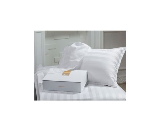 Постельное белье MirSon Сатин Premium-страйп Royal Pearl 143х210 (2200000007254)