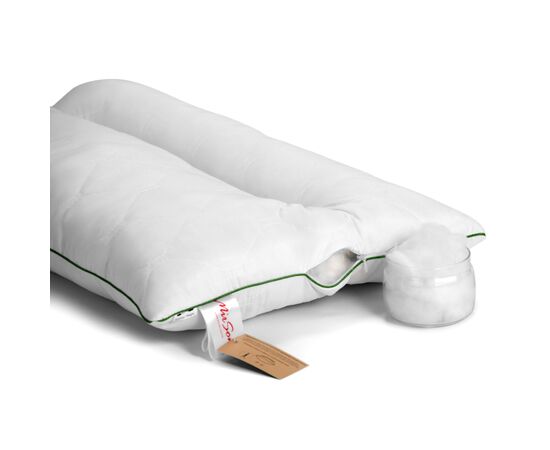 Подушка MirSon ортопедична Deluxe Eco Aloe Vera 180 Середня 50x70 см (2200000398512), зображення 3