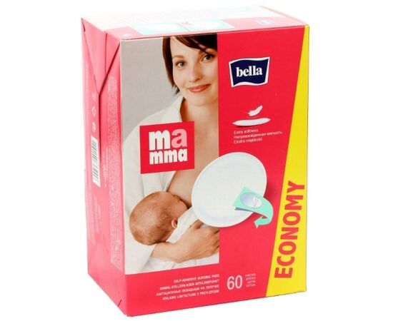 Вкладыш для бюстгальтера Bella Мamma с липкой полоской 60 шт (5900516402358)