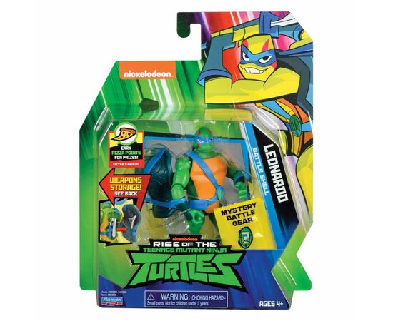 Фигурка TMNT Серии Эволюция Черепашек-Ниндзя с боевым панцирем Леонардо (80826), изображение 3 Фигурка TMNT Серии Эволюция Черепашек-Ниндзя с боевым панцирем Леонардо (80826), изображение 3