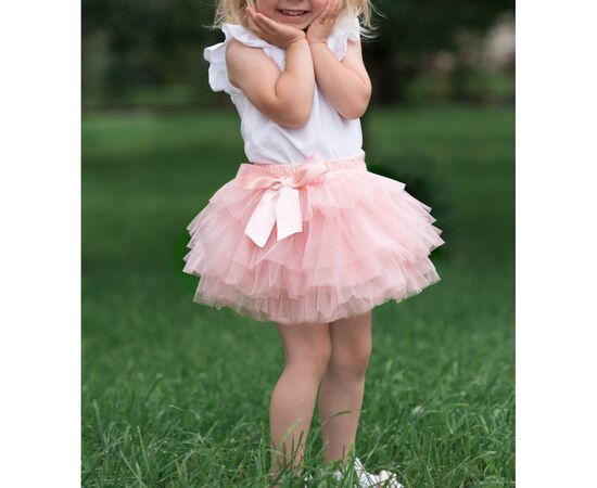 Юбка Breeze фатиновая многослойная (14349-134G-peach), изображение 4 Юбка Breeze фатиновая многослойная (14349-134G-peach), изображение 4