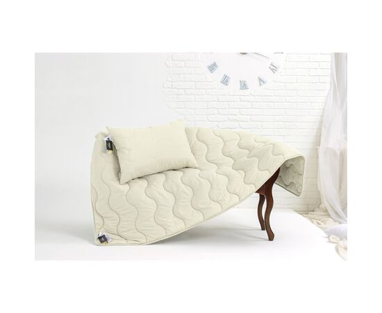 Одеяло MirSon Набор EcoSilk всесезонный 1659 Eco Light Krem Одеяло + подуш (2200002655088), изображение 2