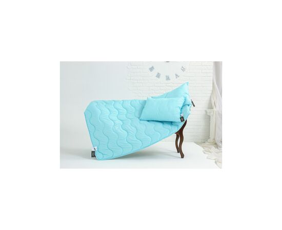 Одеяло MirSon Набор EcoSilk Всесезонный 1662 Eco Light Blue Одеяло + подуш (2200002655156), изображение 2 Одеяло MirSon Набор EcoSilk Всесезонный 1662 Eco Light Blue Одеяло + подуш (2200002655156), изображение 2