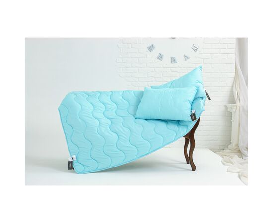 Ковдра MirSon Набір з Тенсел Всесезонний №1673 Eco Light Blue Ковдра + под (2200002657556), зображення 3